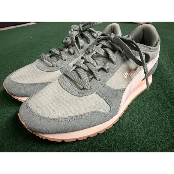 PUMA Women's Green Sr. Siege Leo Running Sneaker - Picture 7 of 7